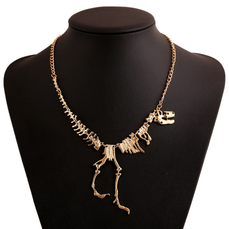 Wholesale Jewelry Exaggerated Personality Dinosaur Skeleton Necklace