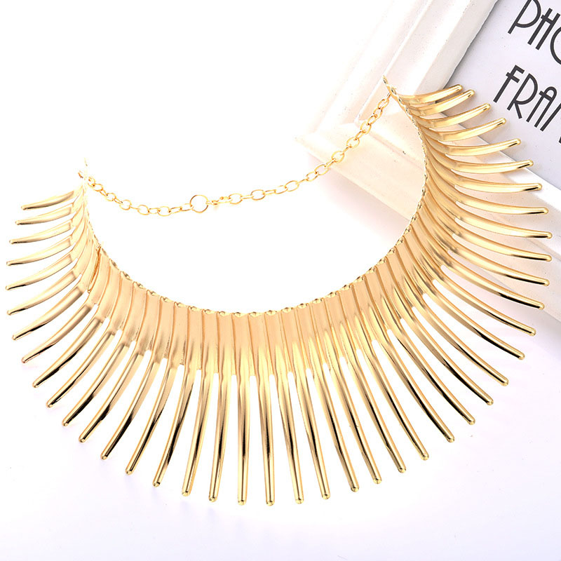 Wholesale Jewelry Metal Texture Fashion Versatile Necklace