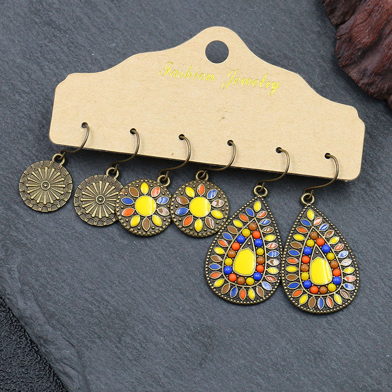 Popular Earrings Vintage Geometric Earrings Tassel Bohemian Ethnic Wind Supplier