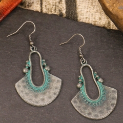 Bohemian Turquoise Ethnic Style Vintage Earrings Supplier