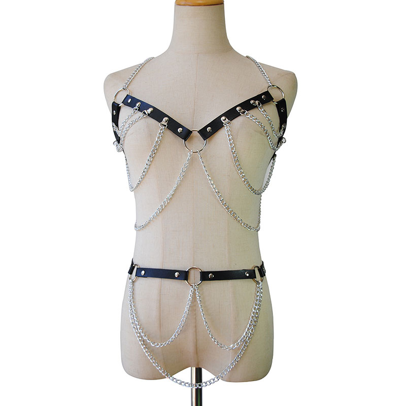 Splicing Metal Chain Multi-layer Body Chain Set Supplier