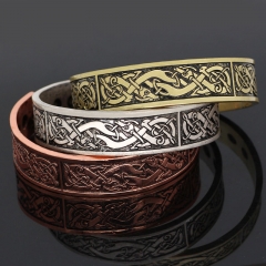 Wholesale Viking Dragon Open Bracelet