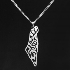 Wholesale Scandinavian Viking Rune Symbol Hollow Double-sided Men's Necklace