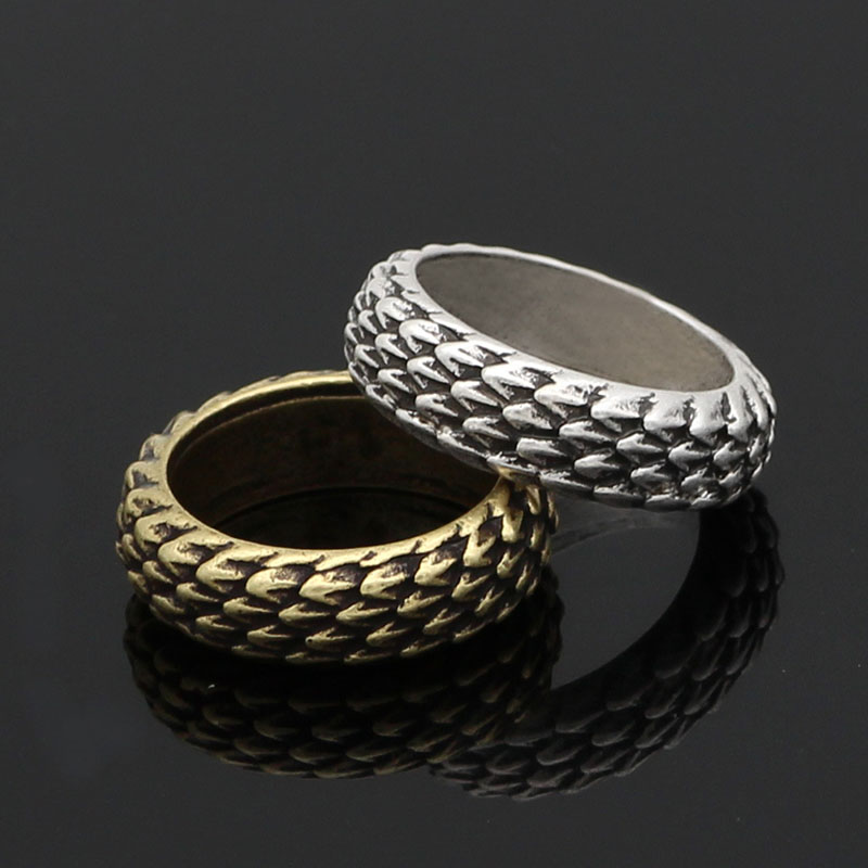 Wholesale Scandinavian Mythology Viking Vintage Dragon Scale Finger Ring