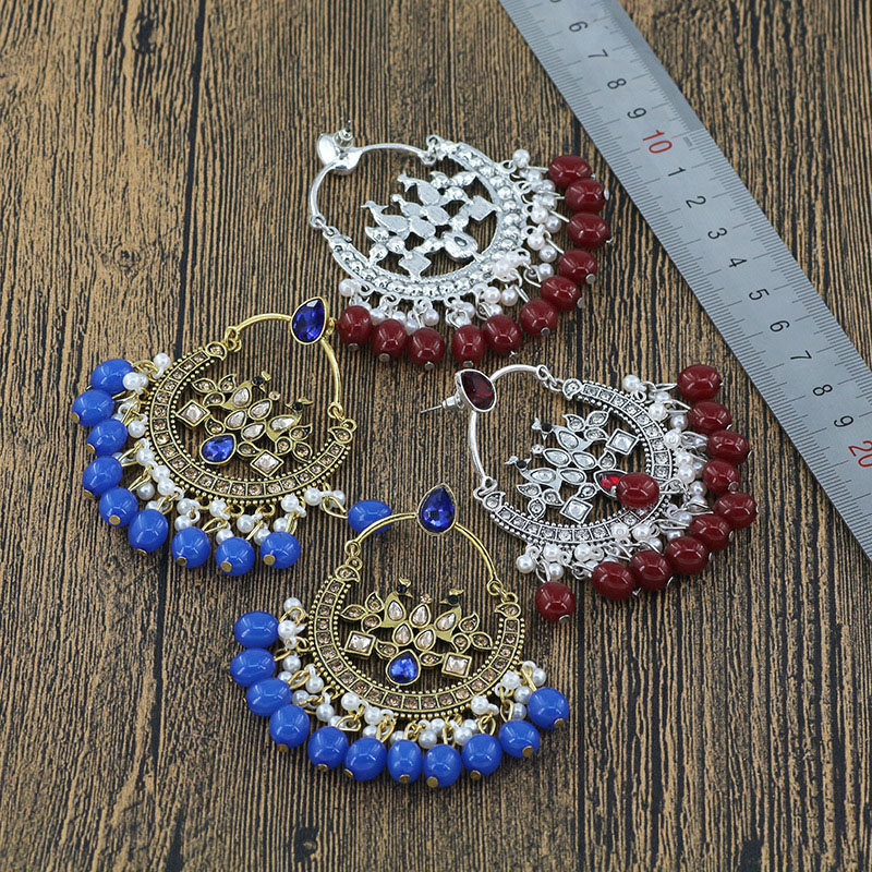 Birdcage Peacock Earrings Indian Style Vintage Ethnic Earrings Manufacturer