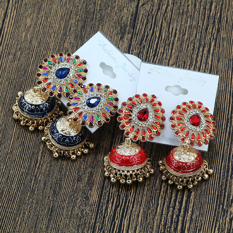 Indian Vintage Birdcage Ethnic Style Thailand Nepal Earrings Manufacturer