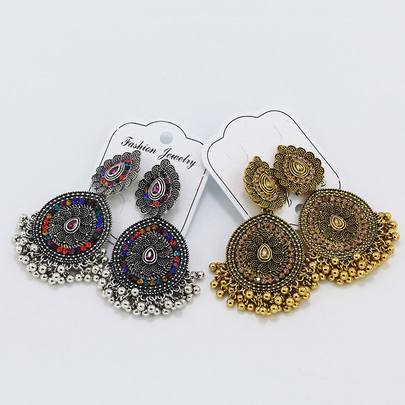 Indian Vintage Ethnic Style Bells Tassel Earrings Drop Earrings Manufacturer