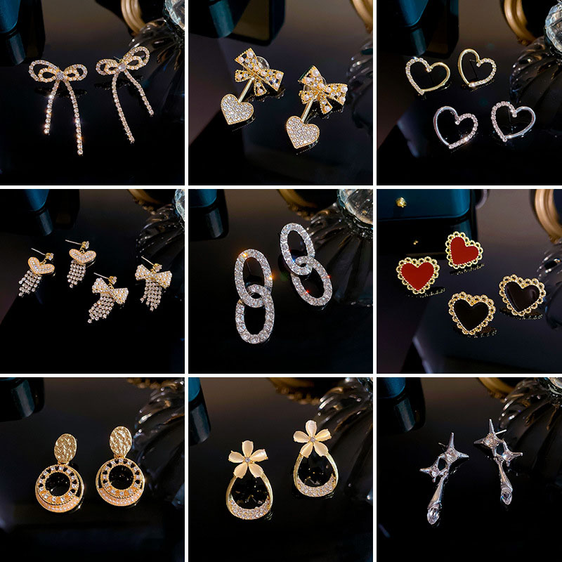 Color Preserving Plating Popular Fashion S925 Silver Pin Earrings Manufacturer