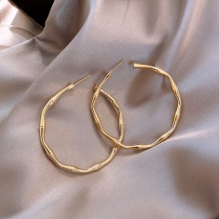 925 Silver Pin Rhinestone Large Earrings Geometric Vintage Earrings Hoop Earrings Stud Earrings Supplier