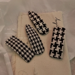 Wholesale Geometric Bird Lattice Retro Hair Clip Korean Minimalist Mori Water Drop Bb Clip