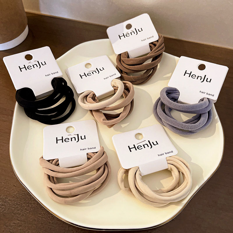 Wholesale Jewelry Trendy Simple Geometric Hair Rope High Ponytail Hair Ring