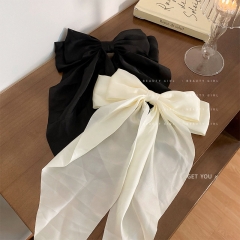 Wholesale Netflix Fabric Bow Tassel Hair Clip Japanese And Korean Spring Clip Fashion