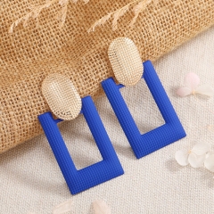 Exaggerated Earrings Environmental Protection Material Alloy Fashion Simple Earrings Earrings Distributor