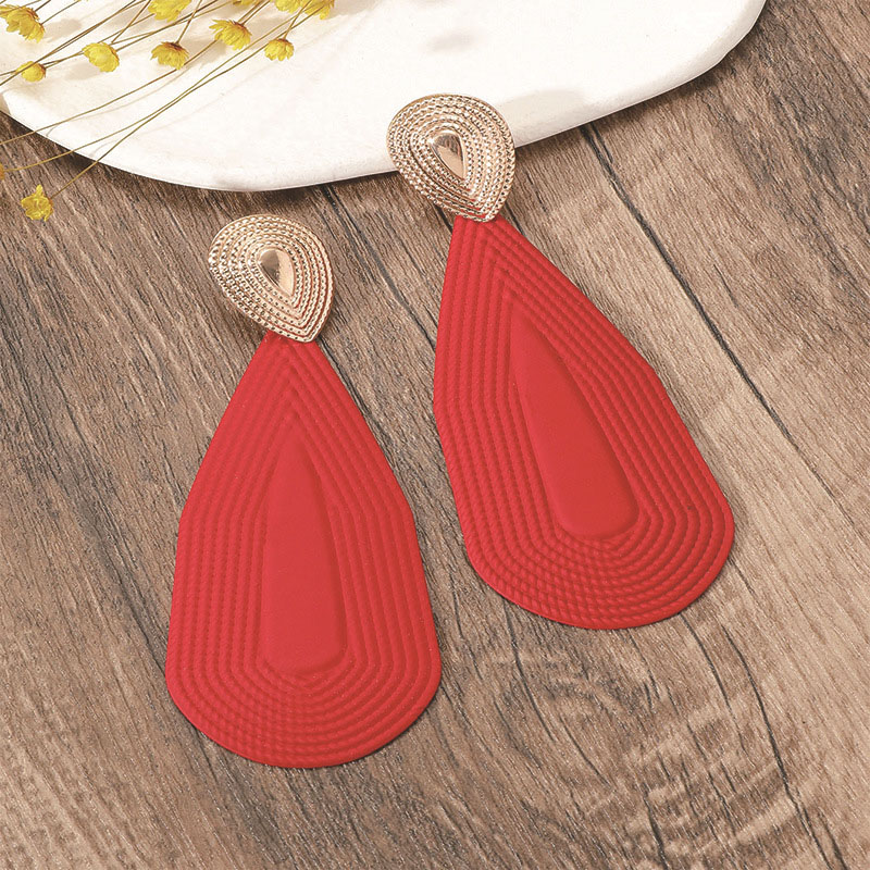 Exaggerated Earrings Eco-friendly Alloy Fashion Teardrop Earrings Distributor