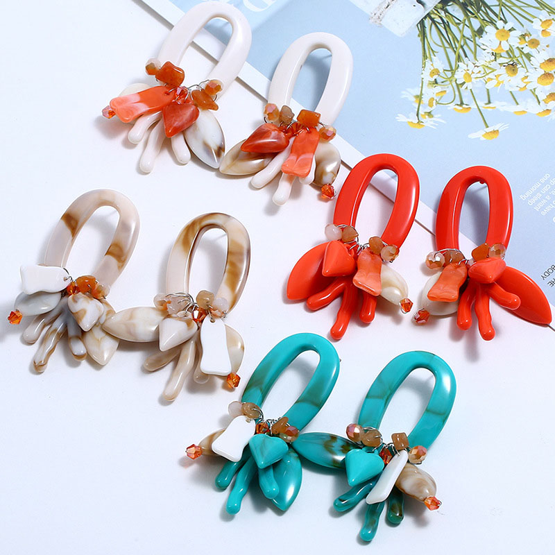 Shell Coral Multi-layer Earrings Vintage Exaggerated Earrings Fashion Bohemian Distributor