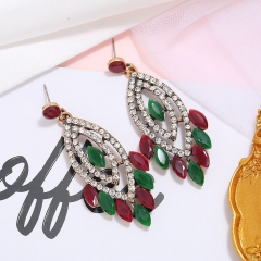 Long Tassel Vintage Alloy With Diamonds Bohemian Ethnic Earrings Distributor