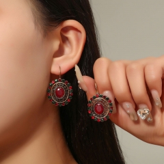Vintage Earrings Bohemian Ethnic Round Studs Manufacturer