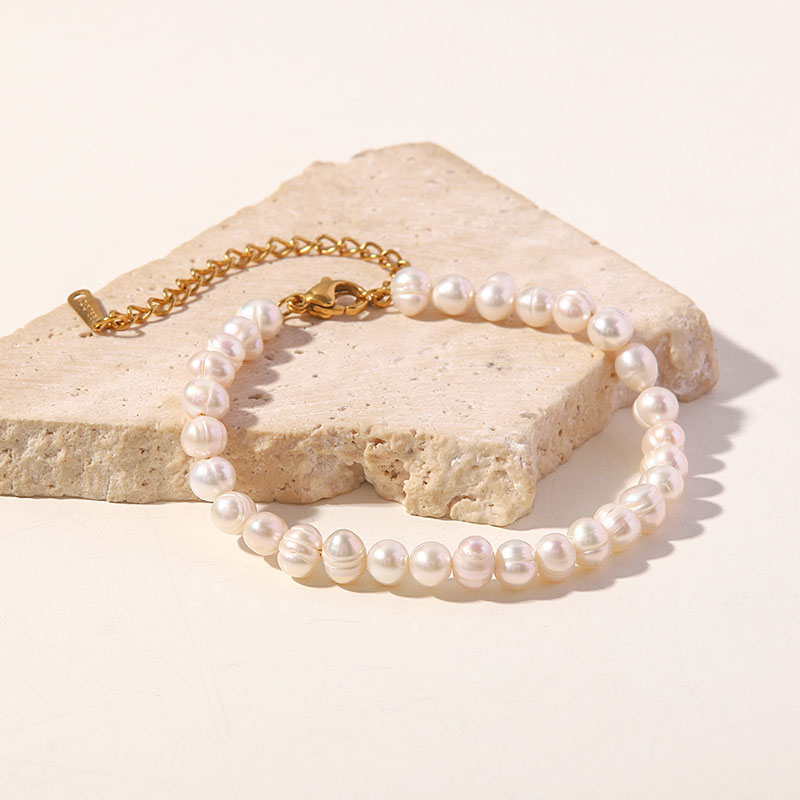 Wholesale Jewelry Baroque Freshwater Pearl Bracelet