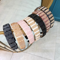 Wholesale Jewelry Korean Version Full Of Diamonds Simple Wash Face Pressed Hair Cute Crystal Headband