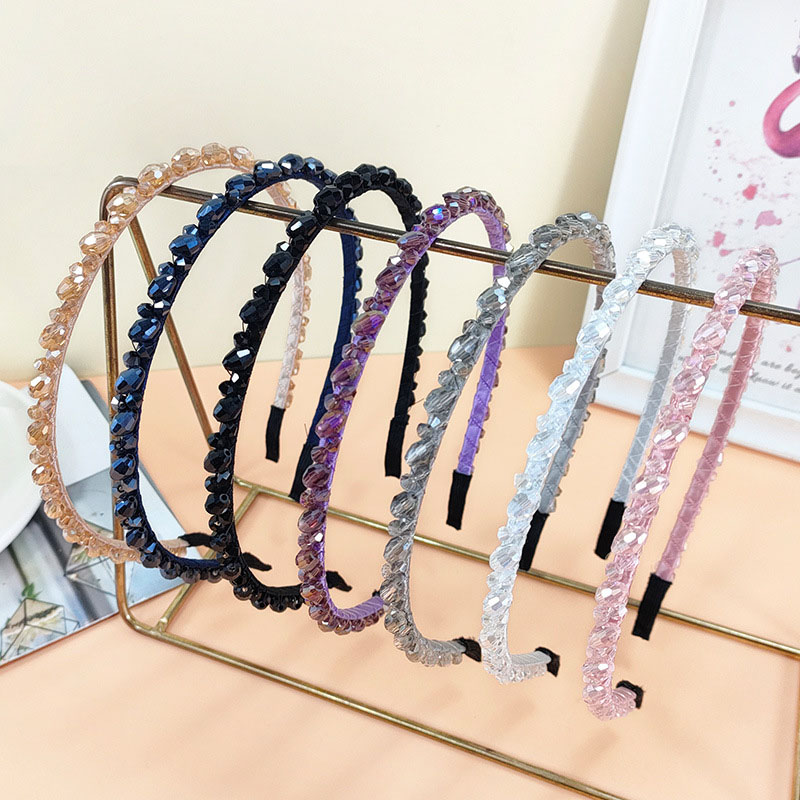 Crystal Beads Hand-wound Fine Version Of The Simple Woven Headband Distributor
