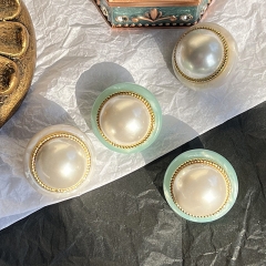 Chinese Vintage Pearl Earrings French Vintage Court Earrings	 Manufacturer
