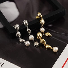 Pearl Earrings Long Tassel Fashion 18k Light Luxury Earrings	 Distributor