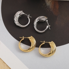 Circle Simple Earrings 18k Fashion Earrings	 Supplier