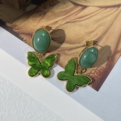 Butterfly Earrings Vintage Mid-vintage Court Resin Earrings	 Manufacturer