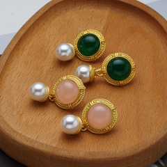 French Vintage Pearl Earrings Court Earrings	 Vendors