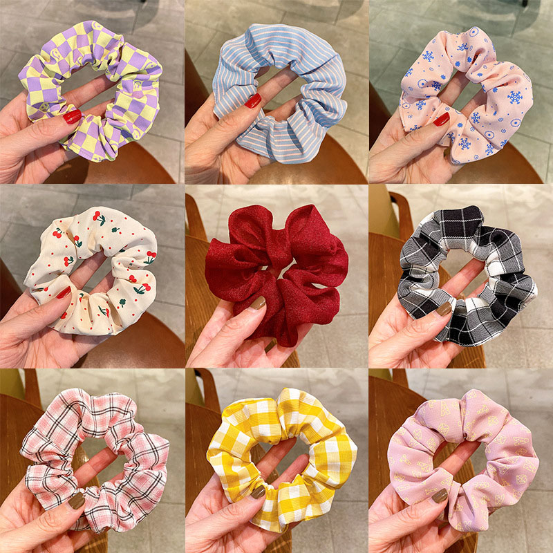 Large Intestine Hair Ring Sweet And Lovely Simple High Elasticity Hair Rope Supplier