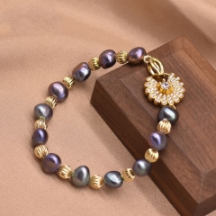 Wholesale Natural Pearl Korean Version Of Simple Demon Purple Bracelet