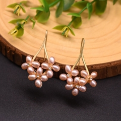 Wholesale Pearl Baroque Korean Vintage Earrings