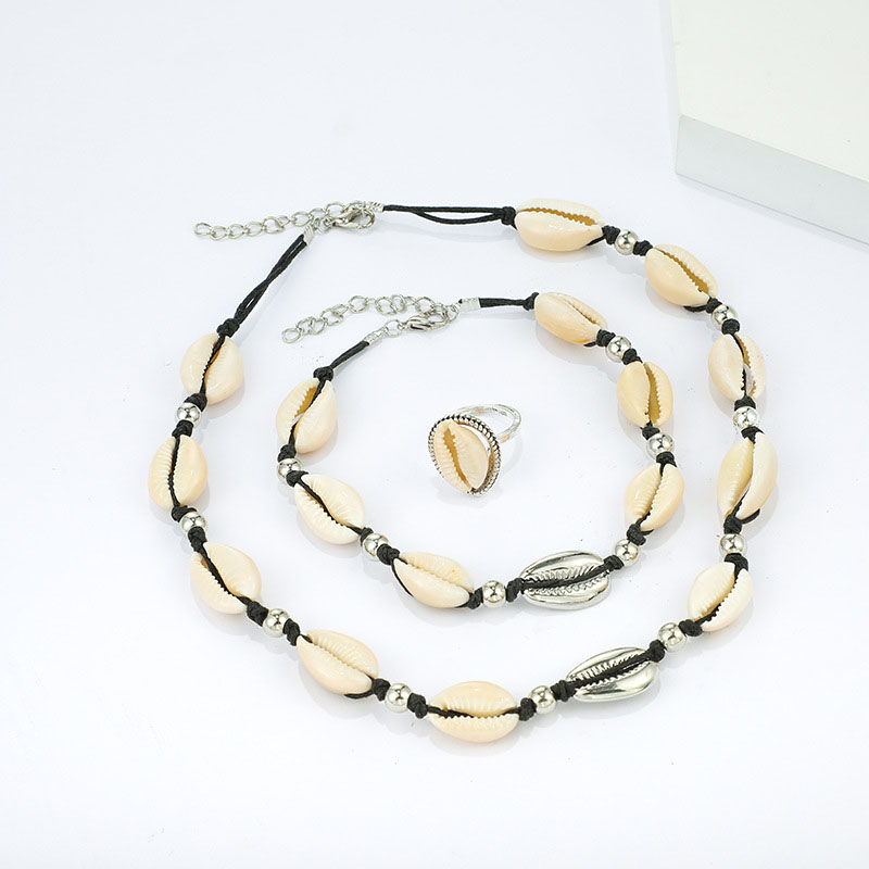 Bohemian Shell Geometric Cord Necklace Bracelet Supplier