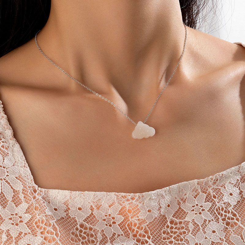Simple Cloud Pendant Necklace Geometric Irregular Personality Clavicle Chain Supplier
