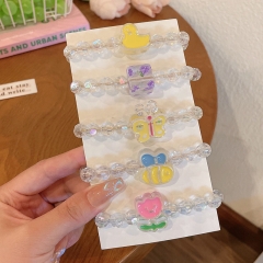 Cute Flowers Sweet And Simple Hair Rope Supplier