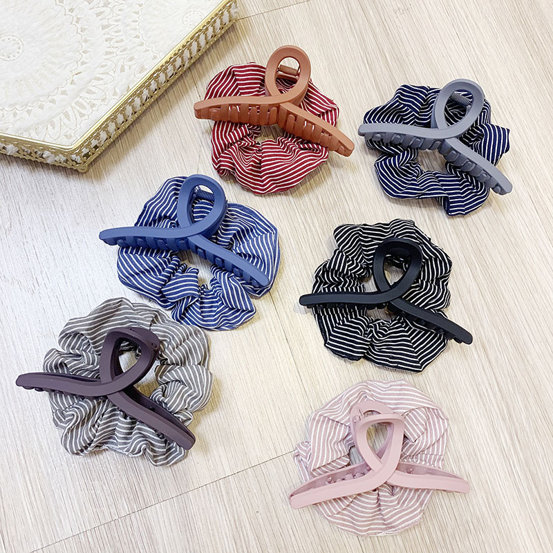 Wholesale Korean Version Of The Hair Clip Hair Ring Combination Set Of Simple Large Intestine Circle