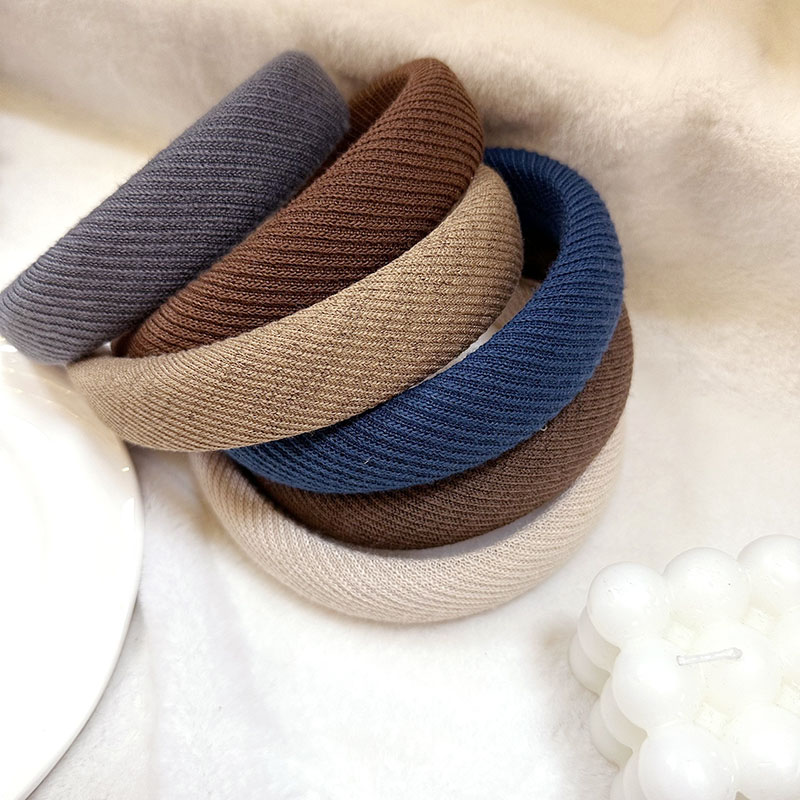 Wholesale Korean Wide Edge Knitted Hair Band