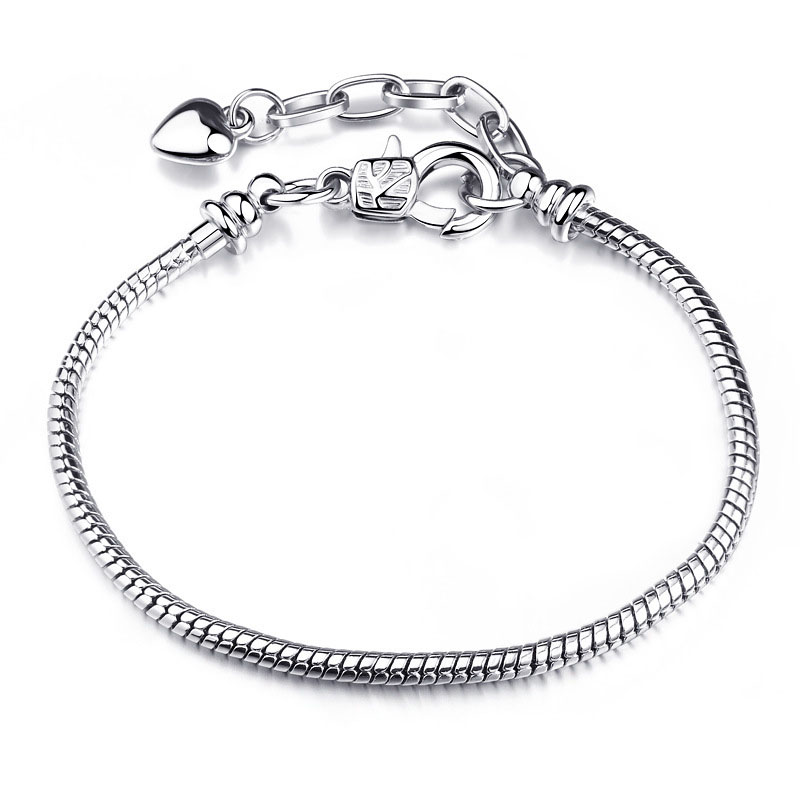 Wholesale Snake Bone Chain Plating Colorful Alloy Lobster Clasp Bracelet