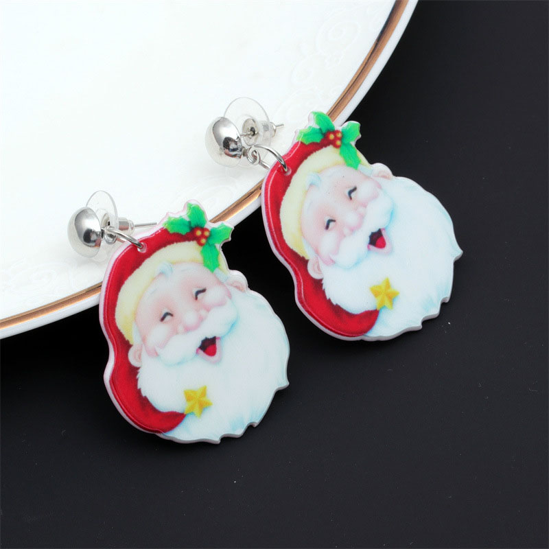 Wholesale Christmas Santa Claus Earrings