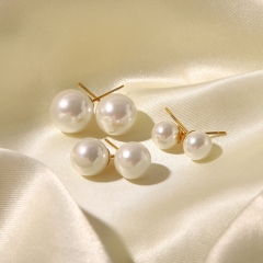 Wholesale Dazzling Pearl Light Luxury French Vintage Earrings