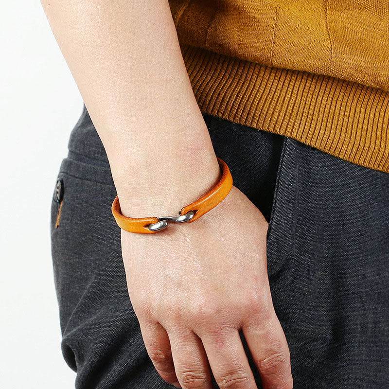 Pulsera De Cuero Retro Simple Moda Punk Rock