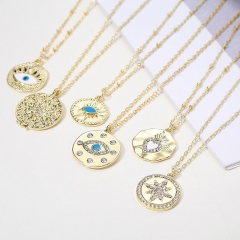 Wholesale Light Luxury Pendant Simple Necklace