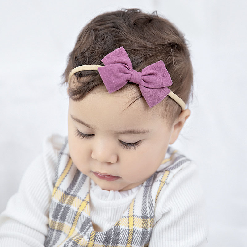 Children's Bow Super Soft Non-marking Hair Band Supplier