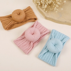Jacquard Donut Super Soft Baby Hairband Supplier