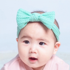 Knitted Fabric Baby Bow Hairband Supplier