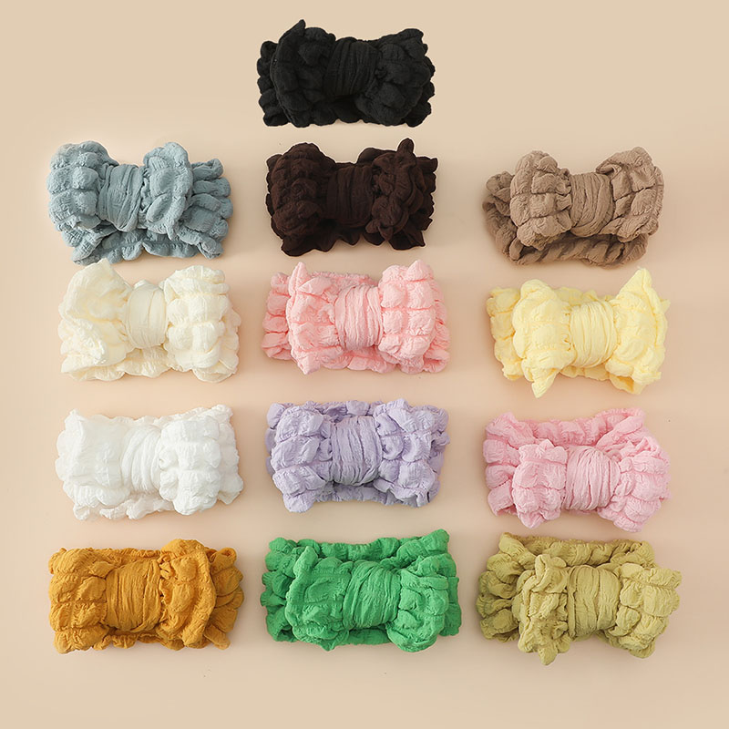 Big Bow Popcorn Baby Headband Supplier