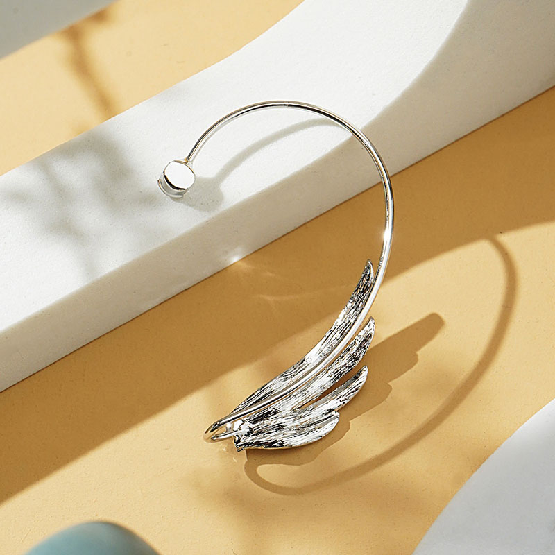 Glittering Diamond Swan Wing Ear Clips Without Ear Holes Vendors