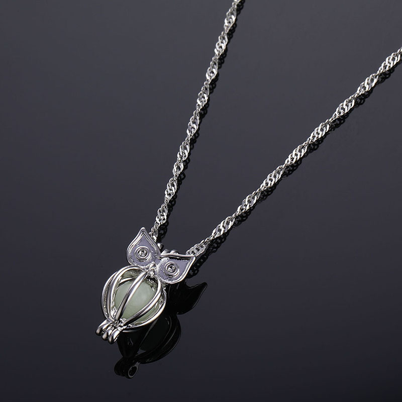 Luminous Cage Owl Necklace Vendors