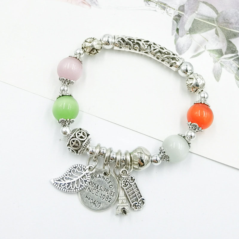 Wholesale Cat's Eye Stone Bracelet Ethnic Agate Bracelet