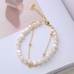 Wholesale Pearl Double Korean Simple Bracelet